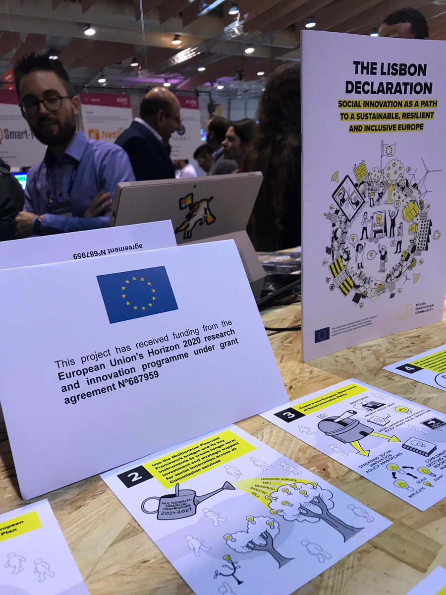 Acknowledging the terrific work of the <a href="/SICommunity_EU/">SICommunity</a> on the #SIDeclaration. Their efforts help policymakers and <a href="/EU_Commission/">European Commission</a> create a new path to a fairer, more inclusive Europe.

siceurope.eu/news/fairer-mo… 

#socialinnovation #socinn #SocialinnovEU #EUatWebSummit