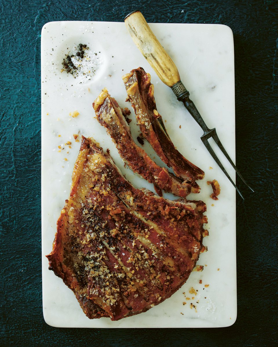 The latest recipe we're publishing from Andy's book, #MeatManifesto. Although, we're not sure if we can call this a recipe. It’s more like the world’s shortest explanation of how to cook lamb ribs. It’s bordering on lazy, in fact. bit.ly/2zGGII3