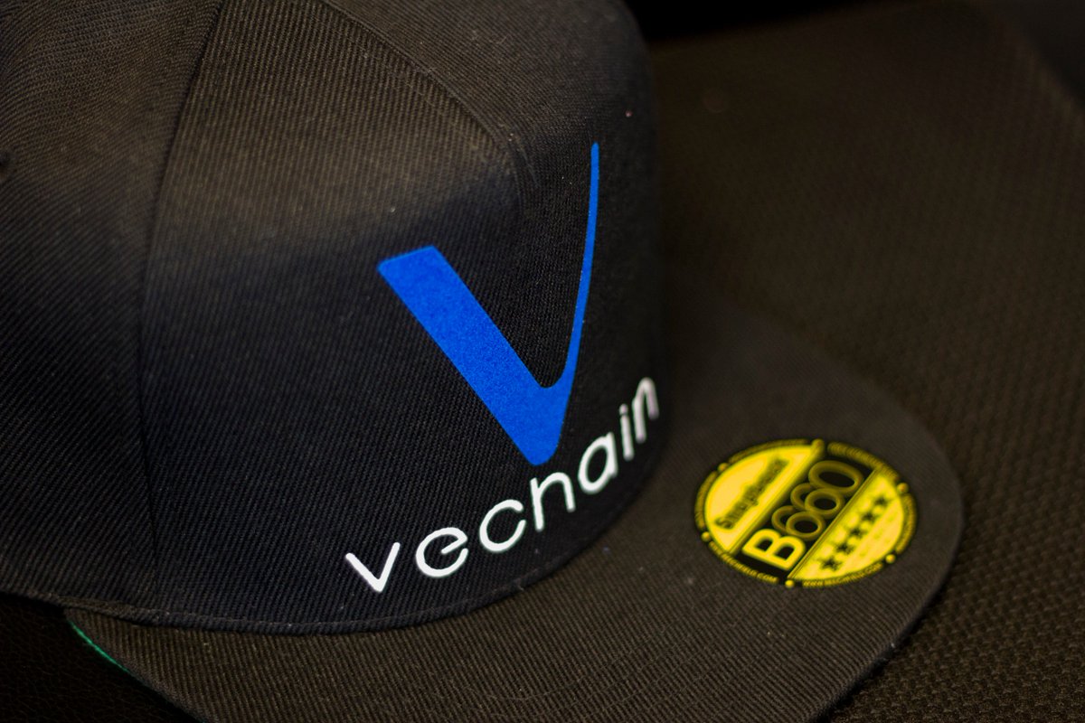 Just finished this awesome <a href="/vechainofficial/">VeChain</a> $VET snapback.

Looking for a custom design? 
BlockchchainDenim.com
