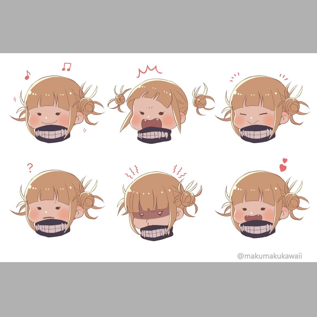 ななミツ いろんな表情トガちゃん