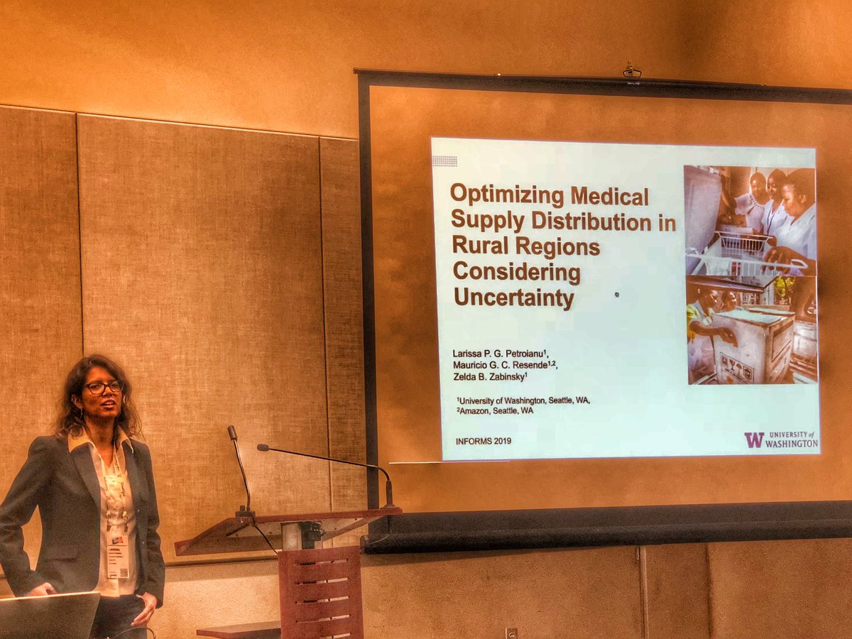 MGC_Resende's tweet photo. Larissa Petroianu starting our talk at #INFORMS18 https://t.co/2Bmbs42ats