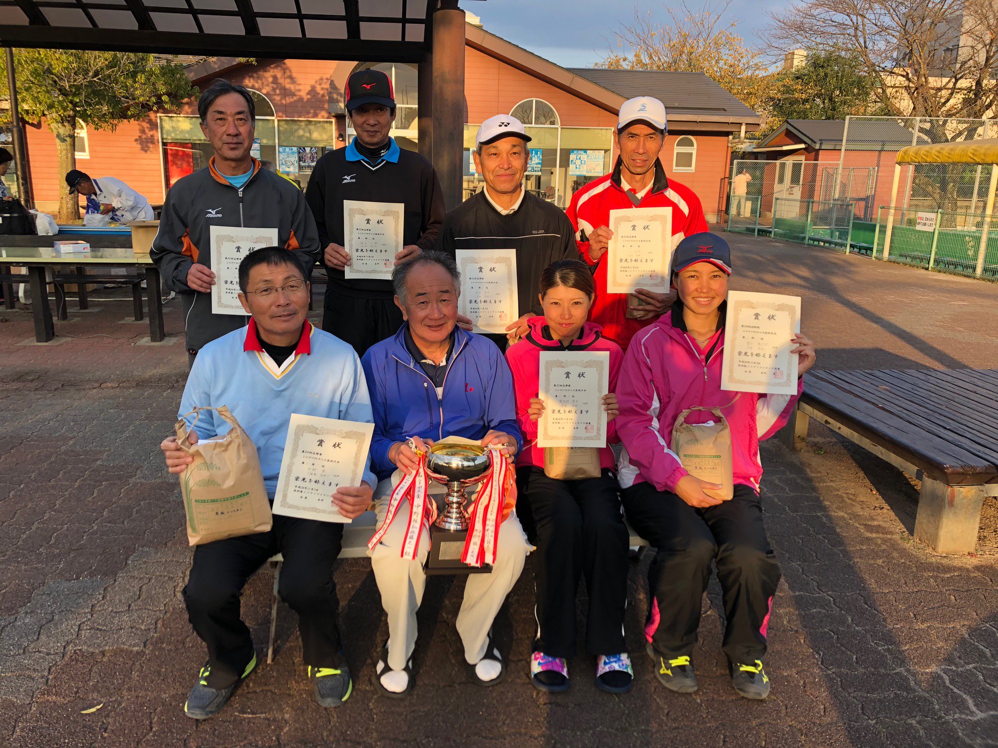 تويتر 茨城県ソフトテニス連盟 على تويتر 第２２回 平成３０年度 近都県シニアソフトテニス茨城大会 第２部 男子５５歳 ５９歳 一般女子 優勝 中野 雅弘 泉 裕之 福島 茨城 準優勝 鹿志村祥恵 望月千絵美 茨城 第三位 吉田 敬 野中 広人 茨城