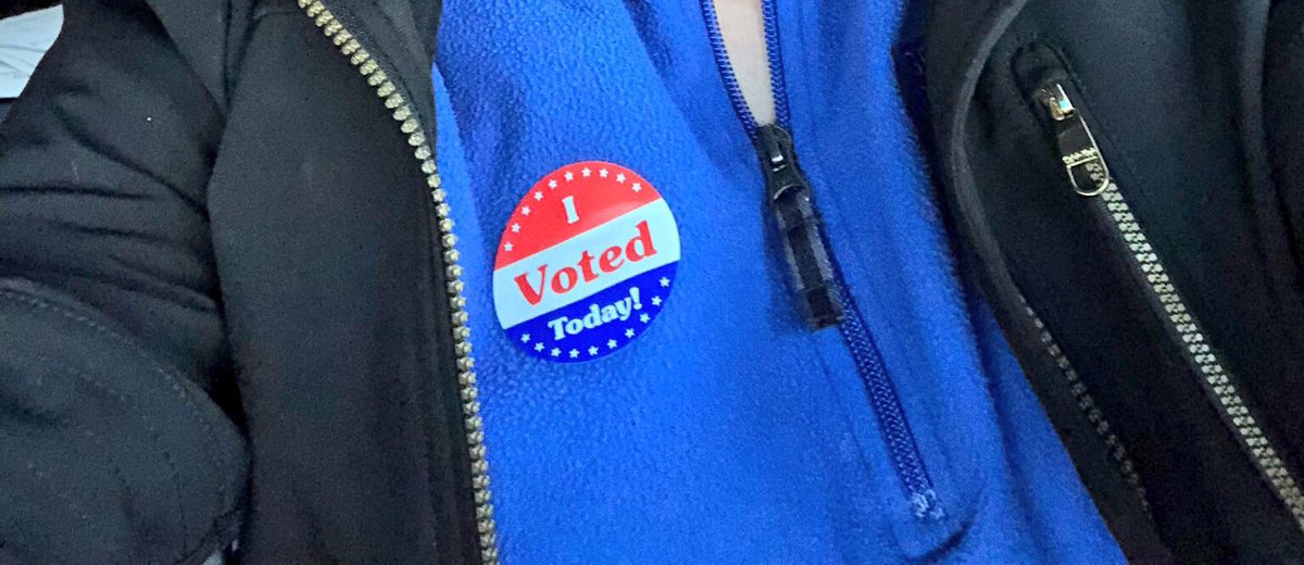 MeganbSnow's tweet photo. Today’s the day! #ElectionDay⁠ ⁠ #IVoted⁠ ⁠ https://t.co/3yNwonuo77