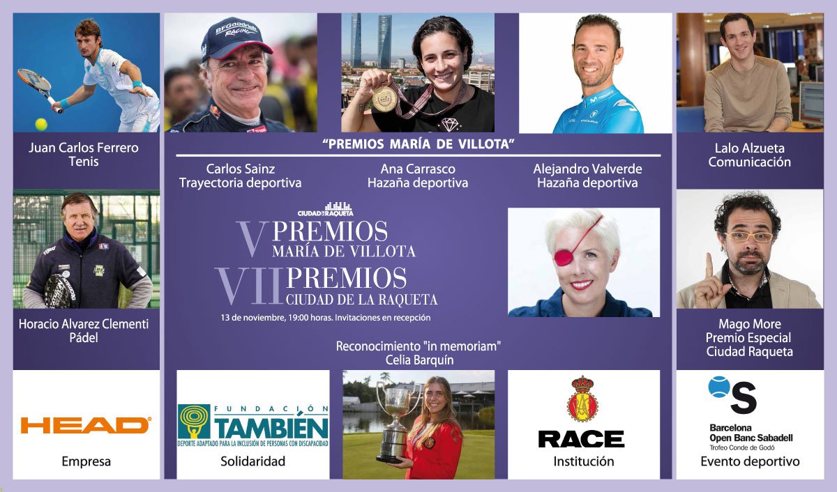 Juan Carlos Ferrero recibirá premio <a href="/ciudadraqueta/">Ciudad de la Raqueta</a> en la categoría Trayectoria de Tenis. ¡Enhorabuena <a href="/juankiferri/">juan carlos</a>! 
bit.ly/2Pb0q96