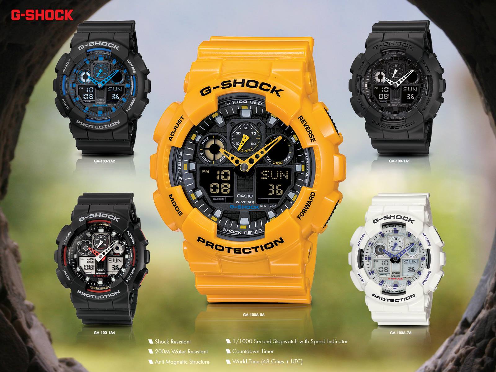g shock ga 100a price