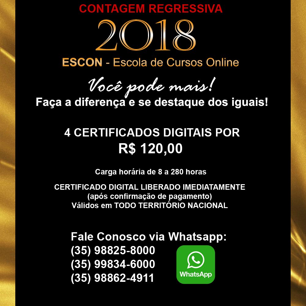 ESCON  Cursos Online Grátis Com Certificado