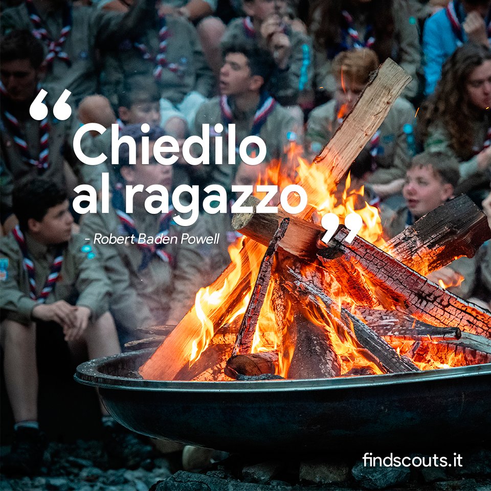 FindScouts's tweet image. "Chiedilo al ragazzo!"
- Robert Baden Powell

Se nel mondo scout vale sempre l' "Ask the boy", quando devi organizzare le tu uscite chiedilo a noi! 

▶️ findscouts.it

#seiscout #agesci #cngei #fse #masci