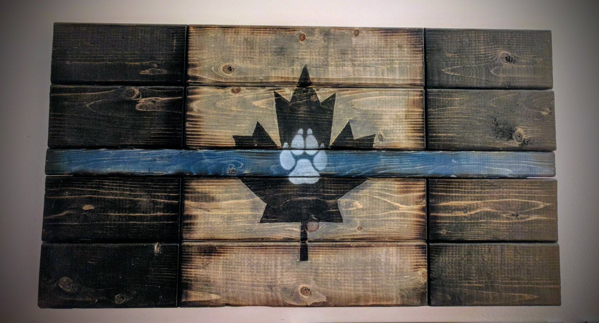 VPDCanine's tweet photo. This handmade gift from Ofc. Adrian Tidwell of @fortworthpd #K9Unit has proudly hung in the entrance of the #VPDK9 kennels since he made it in 2016. It reminds us to be proud of what we do & who we do it for ➡️ you. #proudtoserve #thankyou #sworntoprotect #goodneighbours #friends https://t.co/IZW60whS8S