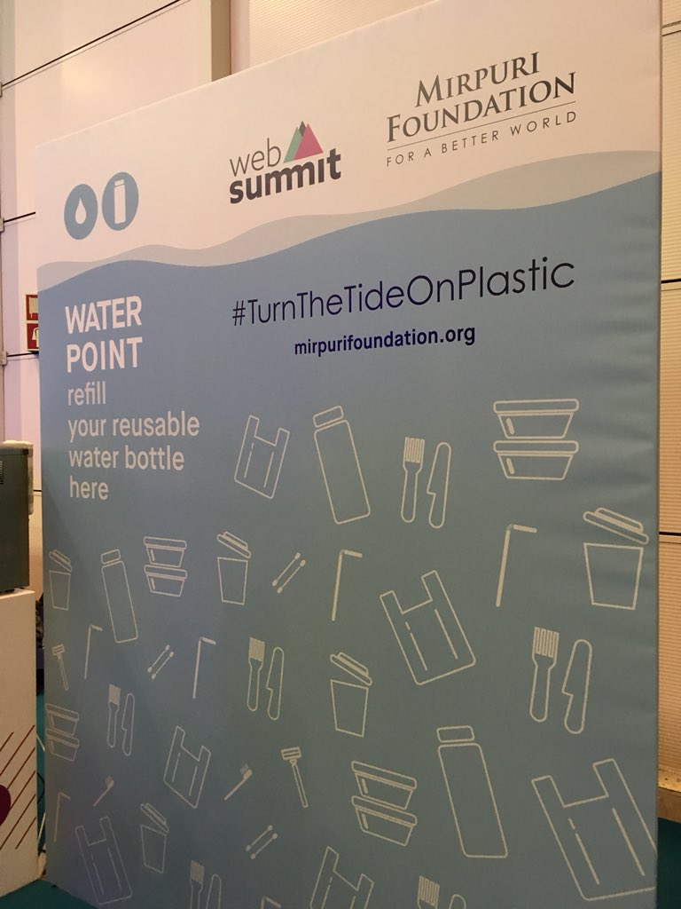 cotinga_io's tweet photo. Congrats @WebSummit for these actions! #saynotoplastic #noplastic #stoppollutingwater #environment https://t.co/z1iUfsazAO
