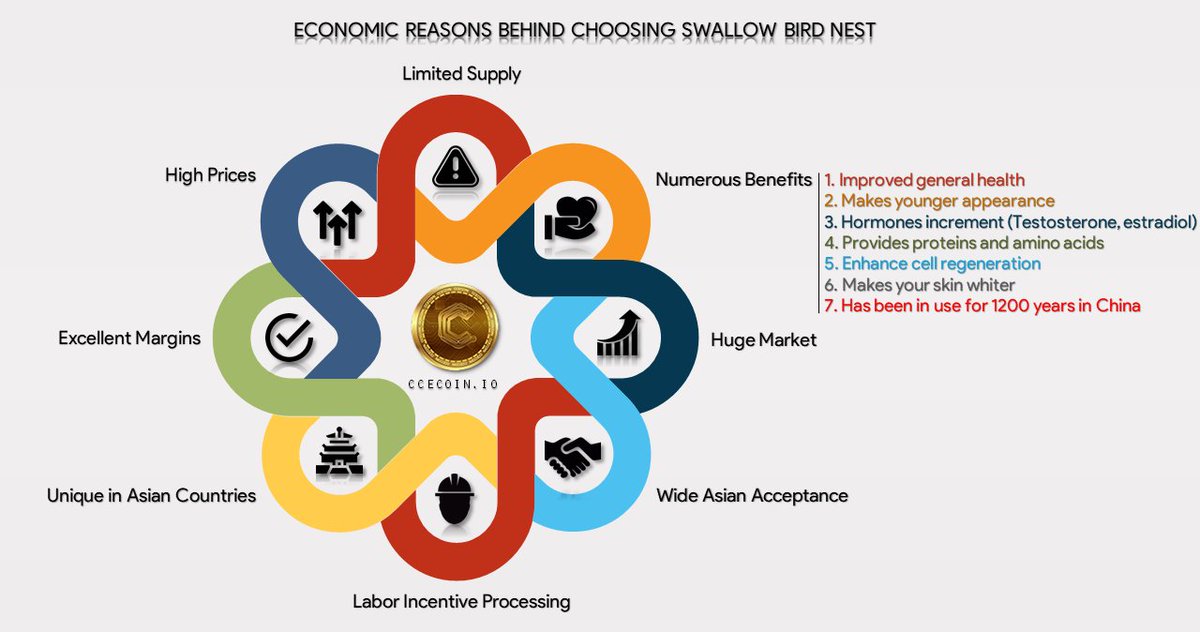 cce_coin's tweet photo. There is a very real economic reason why we choose to promote swallow bird nest as one of the areas of economic development for the long run. One of the most expensive supplements in the world.
More power to the CCECOIN!
#ccecoin #cceecosystem #durianclub #p2ptrading. https://t.co/M3VsNgIWU6