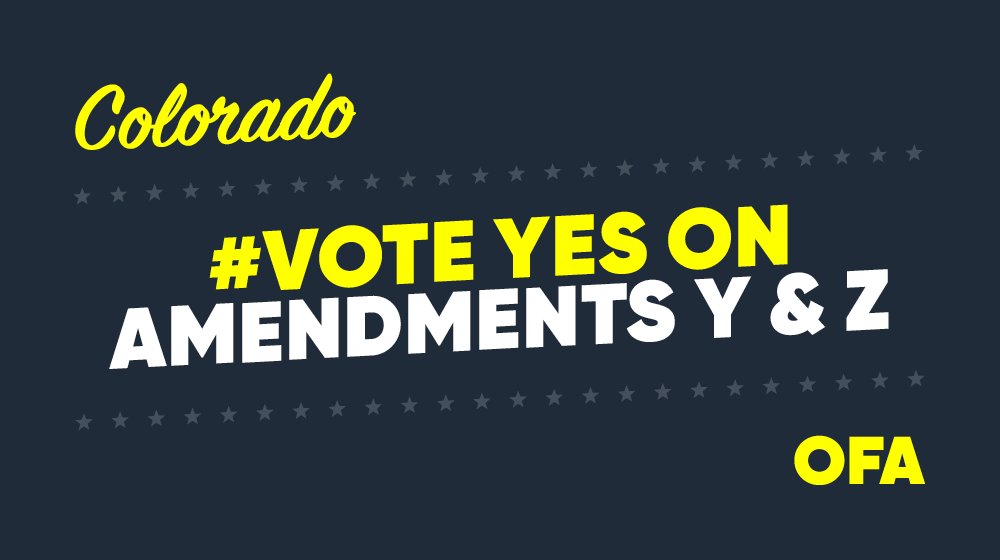 #VOTE #YesOnYandZ for #FairMaps and a more #FairDemocracy. Follow <a href="/FairMapsColo/">Fair Maps Colorado</a> to learn more.