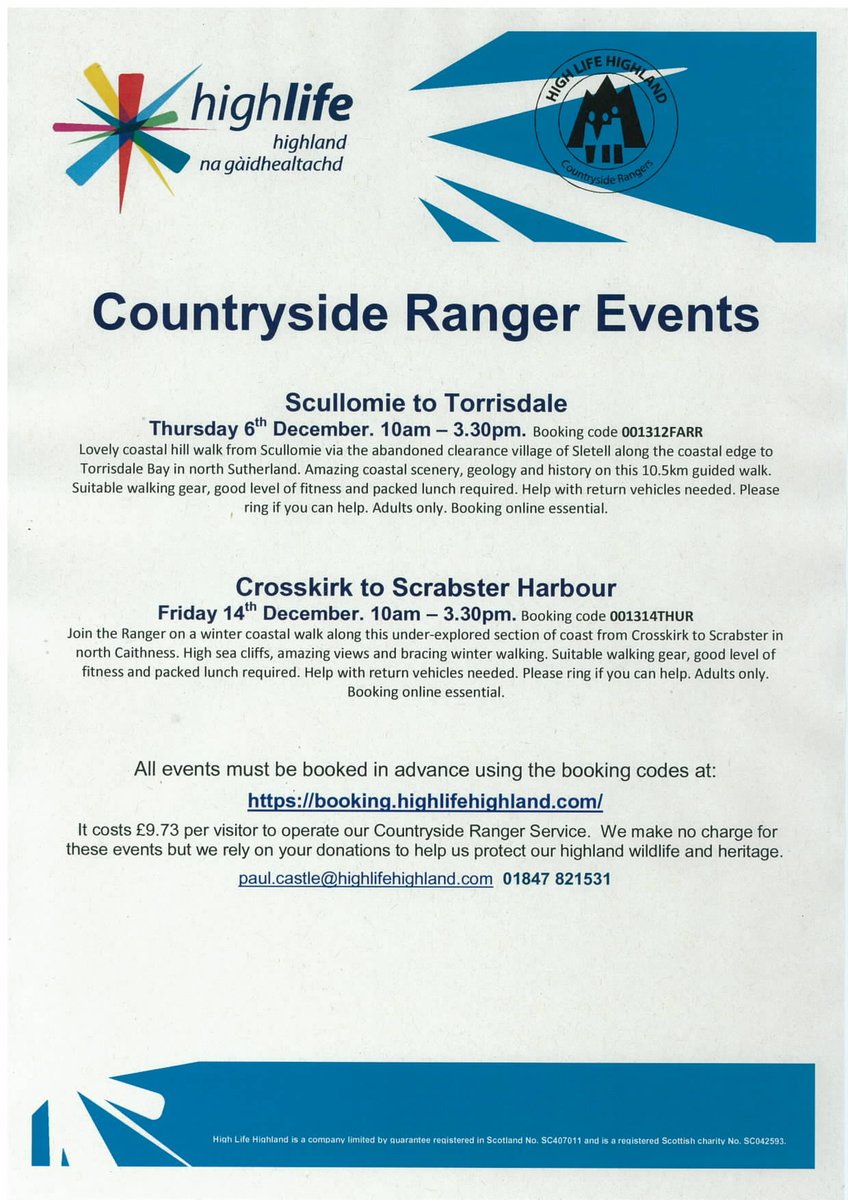 More great events in November and December from @hlhsocial #getoutside