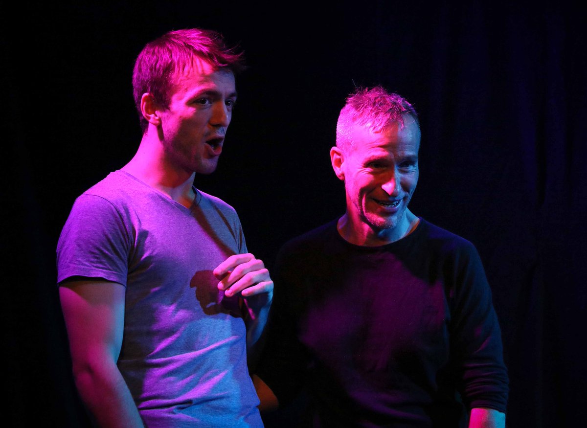gooddogtheatre's tweet photo. Fionn: So maybe we’re not so different?
Fergus: Touché! 

Men At Play, @ComplexDublin till Nov 10th, exploring and challenging stereotypes @GCNmag @TheGeorgeBar @shirleybar @LadyVeda @dubbears @PantiBliss @UCDLGBTQplus @DublinDevilsFC @McMahonPhilly @ActingOutGroup @GayTheatre https://t.co/rpYazxjmzK
