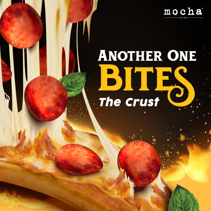 Once you bite our crust, you'll not want any other!
#Mocha #MochaPune #Pune #PuneFoodies #Foodies #Fun #Foodgasm #BuzzFeed #KoregaonPark #FoodBlogger