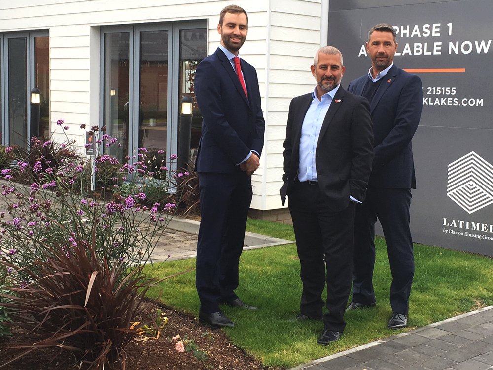 Directors Ian Savage and Paul Safa at <a href="/ChartwayGroup/">Chartway Partnerships Group</a> were joined by #GirlingsSolicitors Head of Corporate &amp; Commercial, Chris Brightling who took a peek at the stunning lakeside development @WesterhillHomes <a href="/Conningbrook/">Conningbrook Lakes</a> are currently developing #Kent #Construction