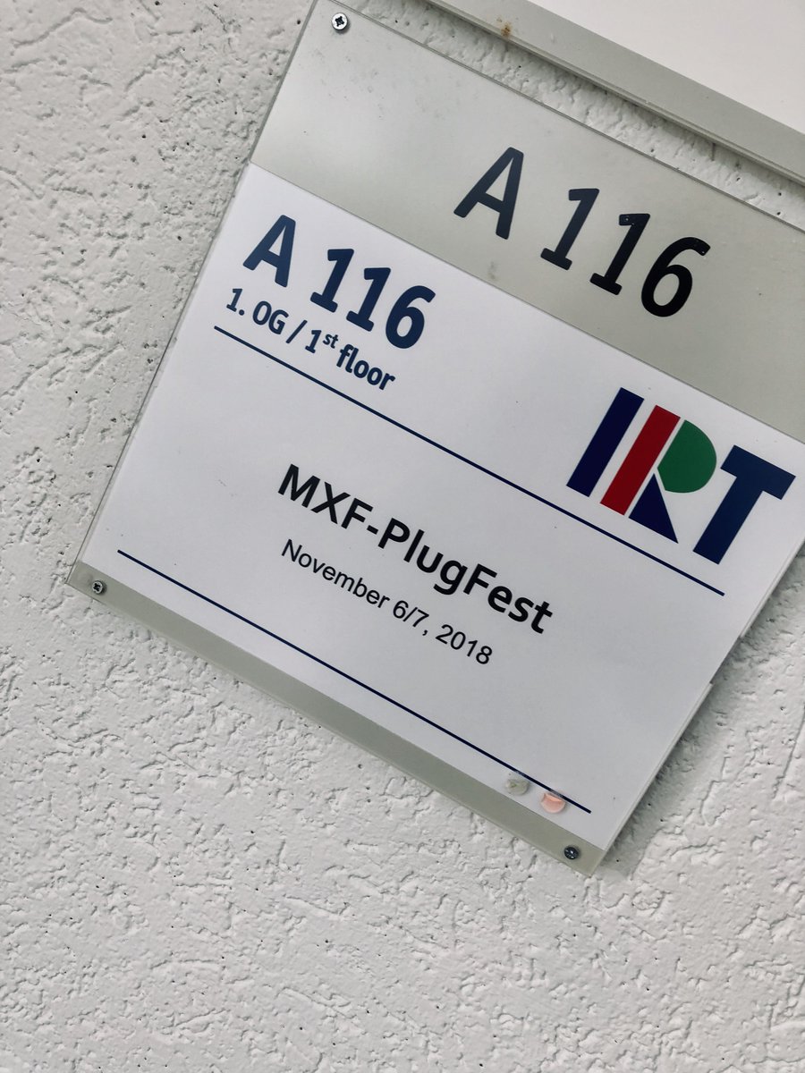 x-dream-group (@x_dream_group) on Twitter photo Today we are at <a href="/IRTpresse/">IRT</a> MXF #plugfest with <a href="/CapellaSystems/">Capella Systems</a> #transcoding software. Testing interoperability and standard conformance of MXF products. Today we are at <a href="/IRTpresse/">IRT</a> MXF #plugfest with <a href="/CapellaSystems/">Capella Systems</a> #transcoding software. Testing interoperability and standard conformance of MXF products.