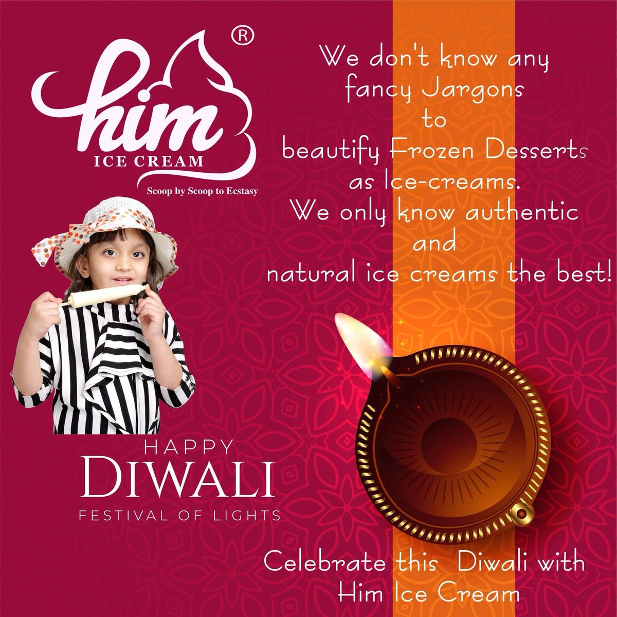 himicecream's tweet photo. Celebrate this diwali with Him Ice Cream.Happy Diwali https://t.co/6Ey4QnXe2k