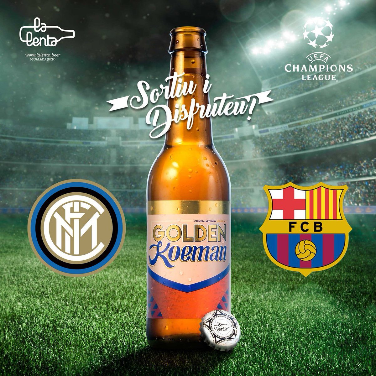 la_lenta_beer's tweet photo. 📢⚽ Partit avui entre el @fcbarcelona i l'@inter corresponent a la 4️⃣a jornada de la fase de grups de la @championsleague 2018-19.
🕘 21 h. Al Giuseppe Meazza de Milà
🤔 Quin resultat preveieu per aquest vespre!?
#LaLenta #ChampionsLeague #Fcbarcelona #InterMilà #GoldenKoeman https://t.co/386LfHIqez