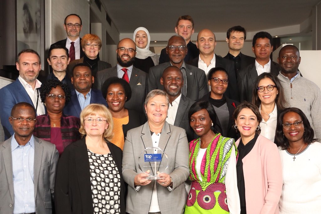 Session inspirante Séminaire DRH Pays MEA avec <a href="/VLeBoulanger/">Valérie Le Boulanger</a> et célébration Top Employer Africa 2019