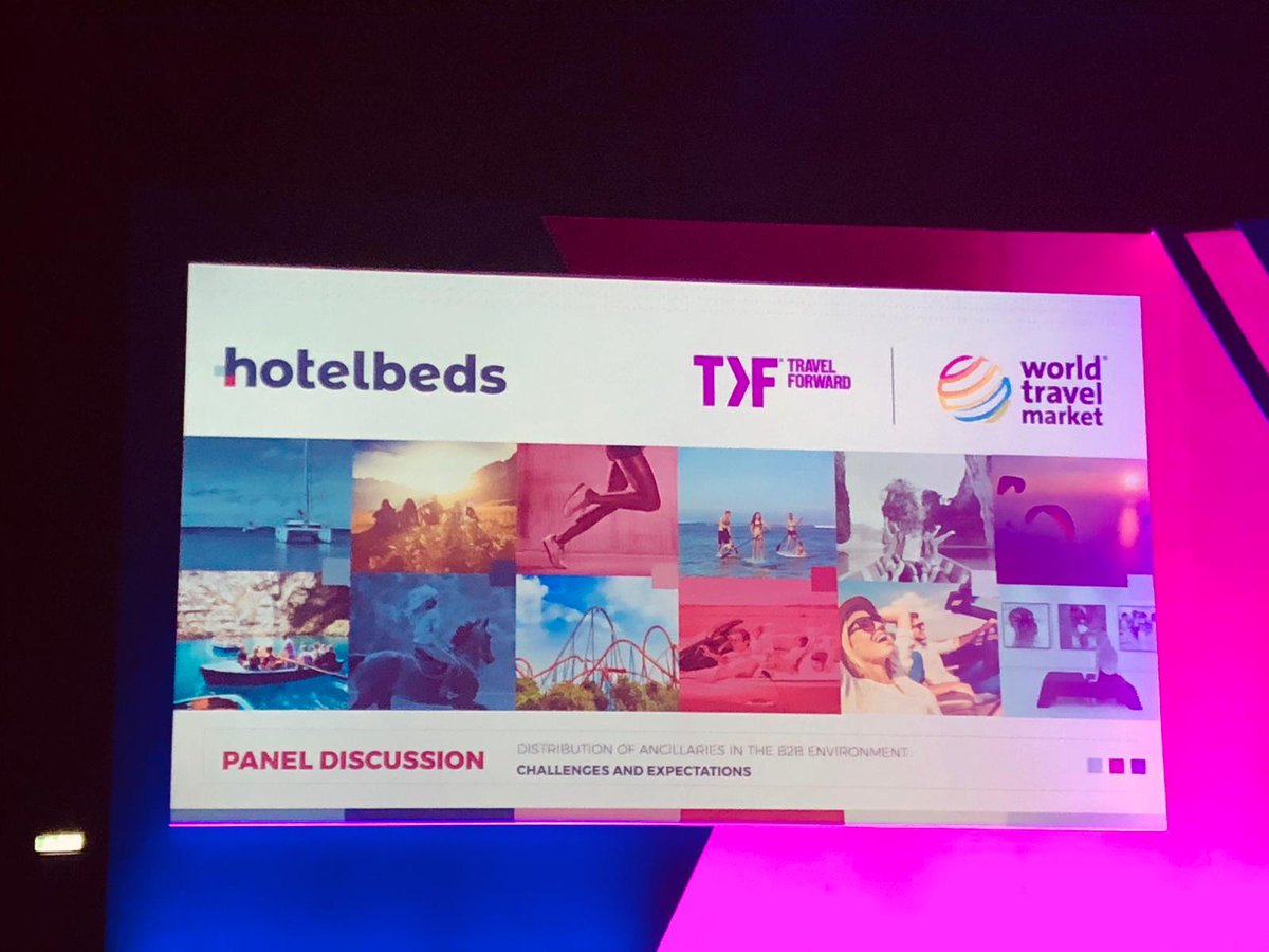 carranitours's tweet photo. We are studying with @HotelbedsGroup and @Travel_Forward_ 😉 Here at @WTM_London, we are #learning at this super interesting debate about the role of B2B ancillaries and technologies in improving guest experiences. The future is now! #travelforward2018 #travel https://t.co/9KHlOQkNBt