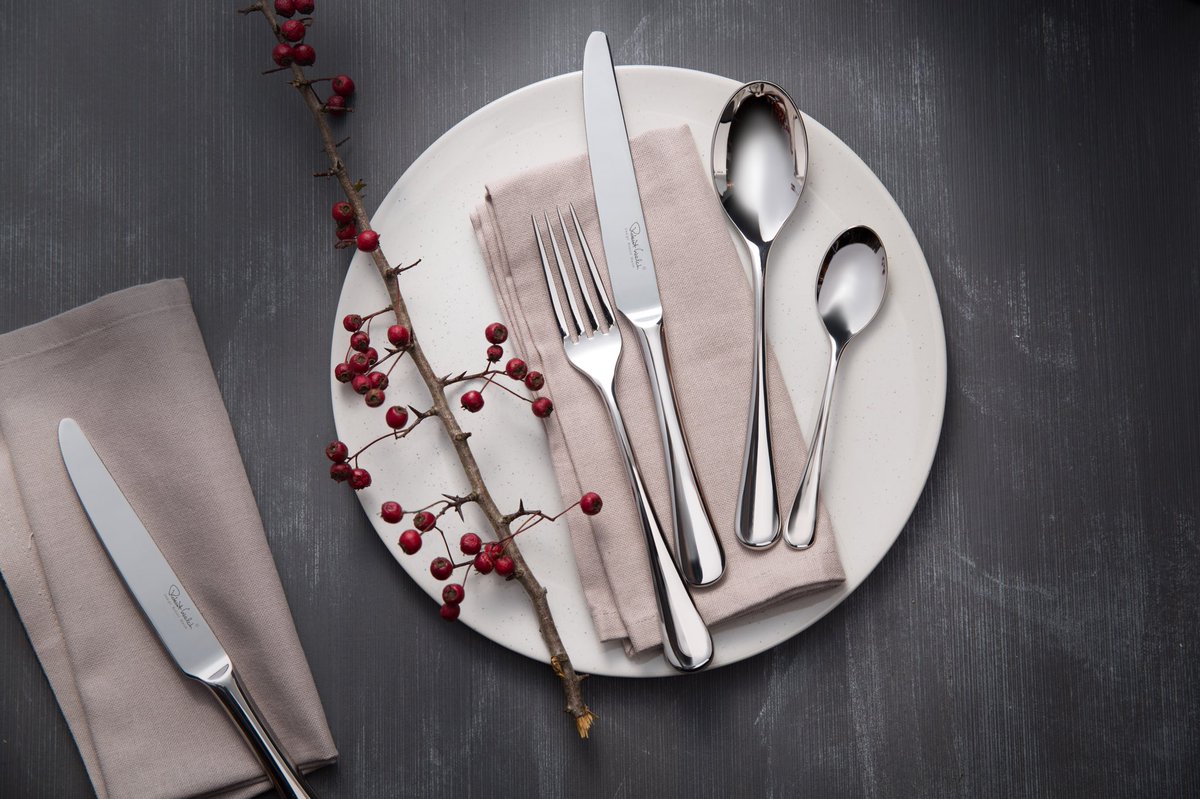 We are proud to be the leading distributors of Robert Welch cutlery in Ireland build a quote or request a sample of this beautiful, high quality brand of cutlery 💎 your table setting will thank you later 🙏🏻. 
#cutlery #buffet #hotel #Tableware #Kitcheware #cateringsupplies