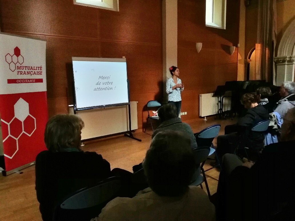 MMejard30's tweet image. Un audioprothésiste qui vous informe et vous conseil pour prendre soin de votre#audition,c était ce matin  à #ales avec les ateliers "#seniors la sante de vos oreilles en musique!"