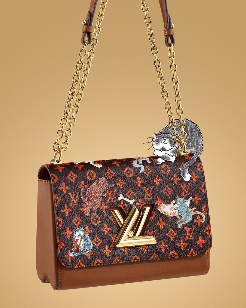 Louis Vuitton on X: As cool as a cat. Find the #LouisVuitton Twist bag  featuring Grace Coddington's Catogram print in her #LVCruise collaboration  with @TWNGhesquiere. More at    / X