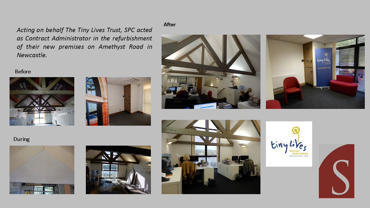 Simp_Property's tweet image. We are extremely proud to work with such an amazing Charity.. So good to see the lovely ladies settled into their new, larger premises following the refurbishment @TinyLivesTrust #contractadmin #surveyors #refurbishment #northeast