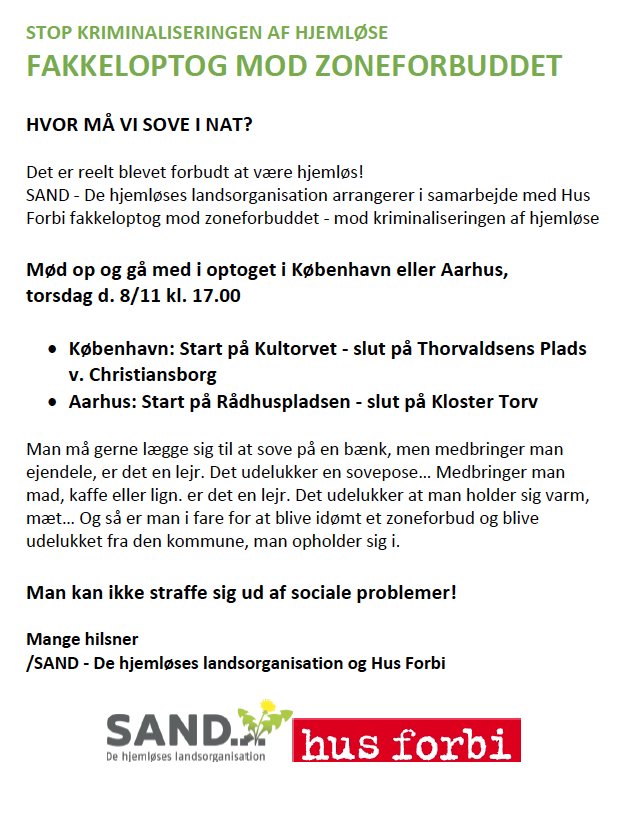 SANDhjemlose's tweet image. Kom og støt op mod denne nederdrægtige lov!! #SAND #HUSFORBI #gadenermithjem
