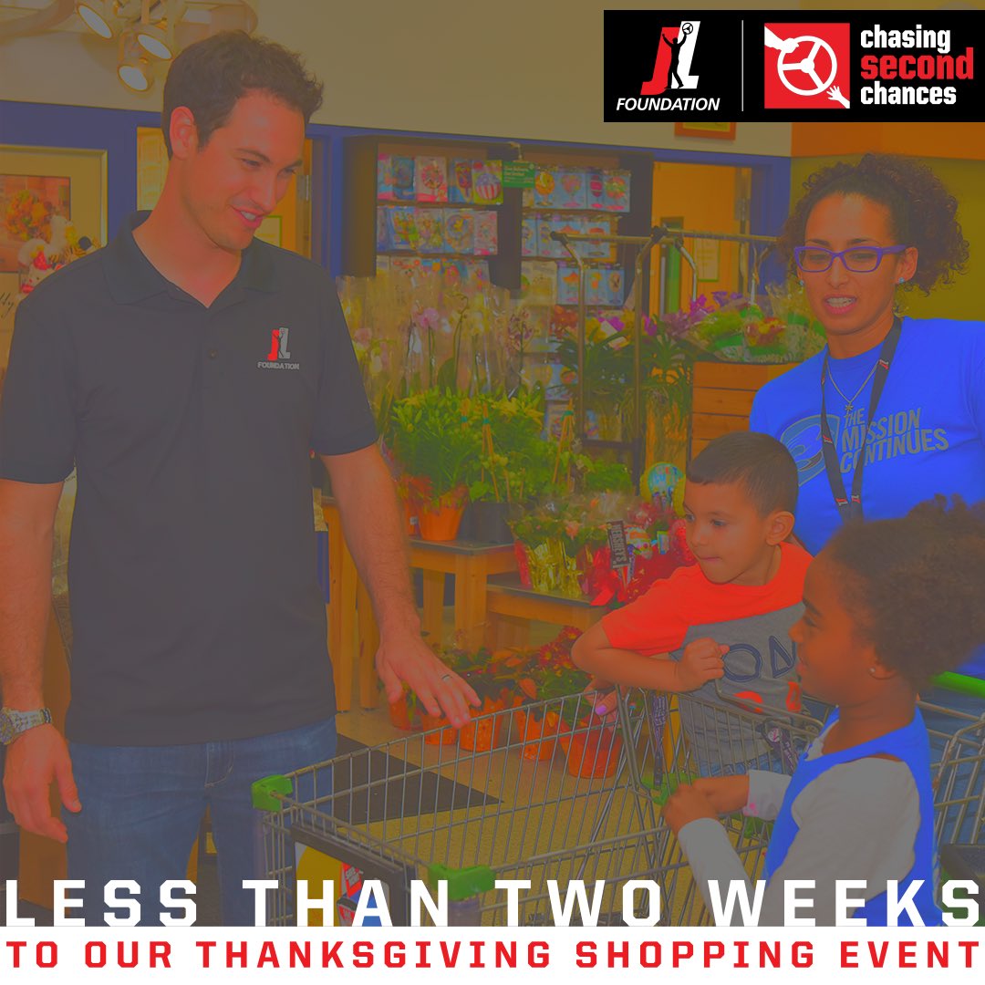 JoeyLoganoFDN's tweet photo. Can’t wait for our Thanksgiving shopping day! 100 deserving families get a Publix gift card and a @Shell_US tank of gas! #TeamJL #ChasingSecondChances #shell #planetfitness #DrivingHopeHome #NASCARPlayoffs https://t.co/s4FmtoW8dL