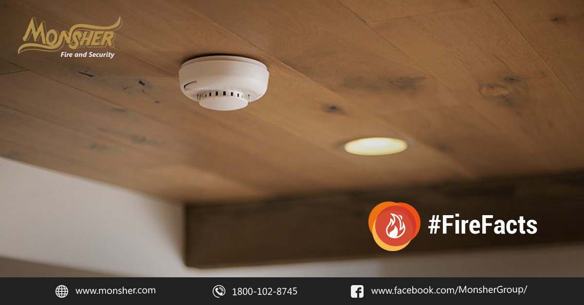 MonsherGroup's tweet image. Smoke alarms give you advance warning of fire, which results in giving you more time to react. Having a working smoke alarm has been associated with lower casualty rates and reduced damage to your home. #FireFacts #Safety #FireUpdates #MonsherSafety
