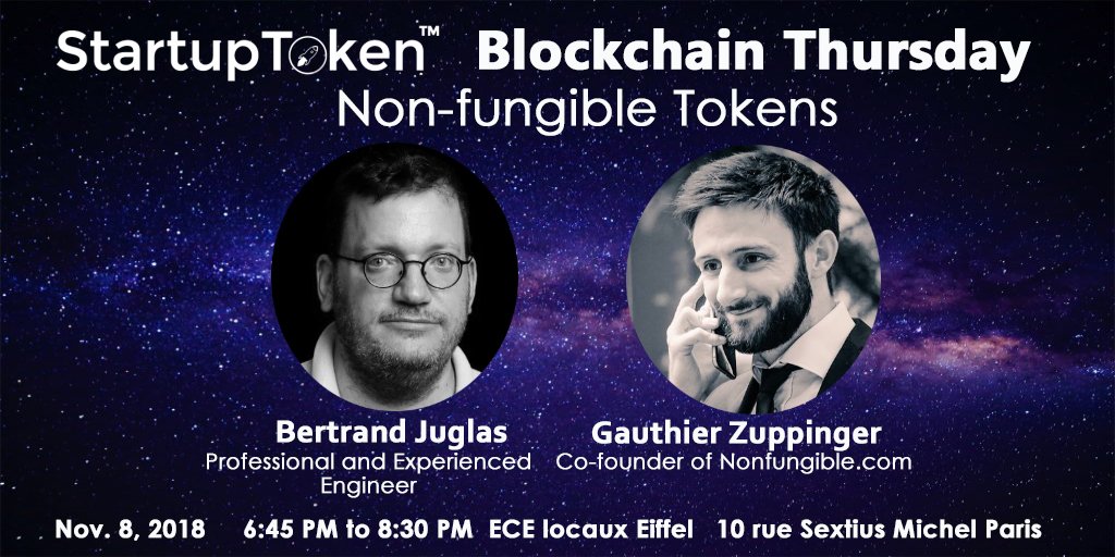 startuptoken's tweet photo. To all Developers in the #Blockchain Community! Time to shine! Join our meetup this Thursday in Paris! It's a special #BlockchainThursday edition. 1st part is all about non-fungible token & the 2nd session will be a #technicalworkshop for #developers! https://t.co/hLRgbTUfag #ico https://t.co/8uQtEdVJ97