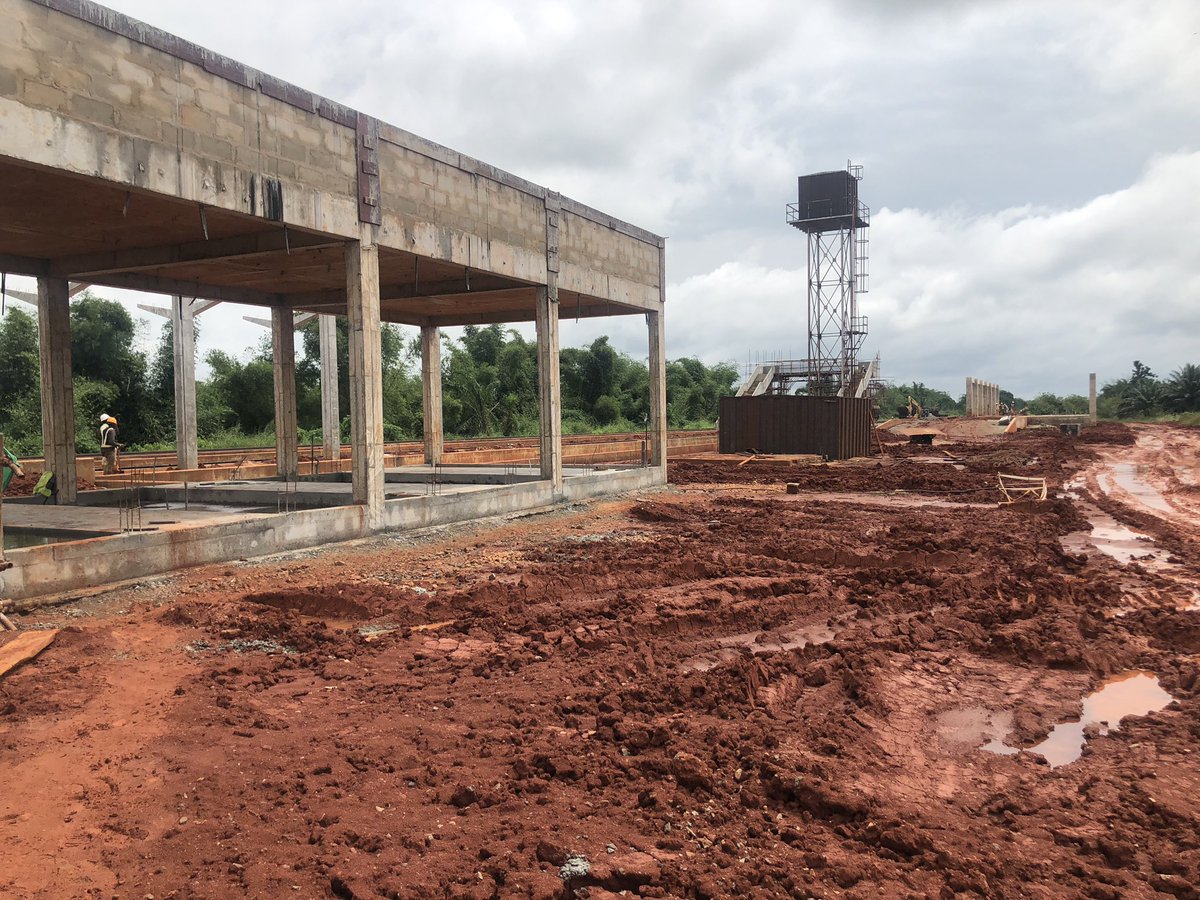 SenGbengaAshafa's tweet photo. Ongoing: Oversight visit by the Senate Committee on Land Transport to the Itakpe-Ajaokuta- Warri Railine rehabilitation project.
Station 7, Agbor, Delta State. #InfrastructureNG #RailUpNg https://t.co/URFAztI1wE