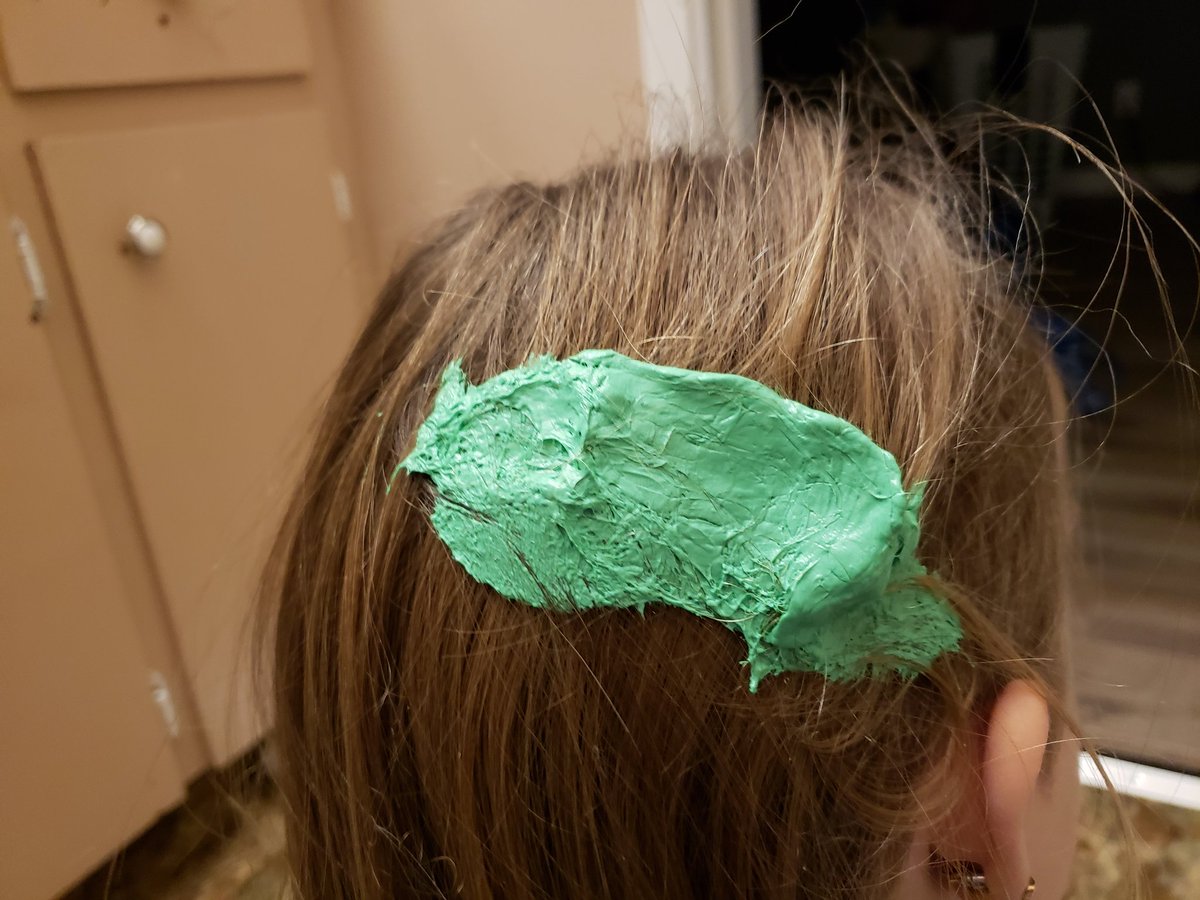 silly putty in hair