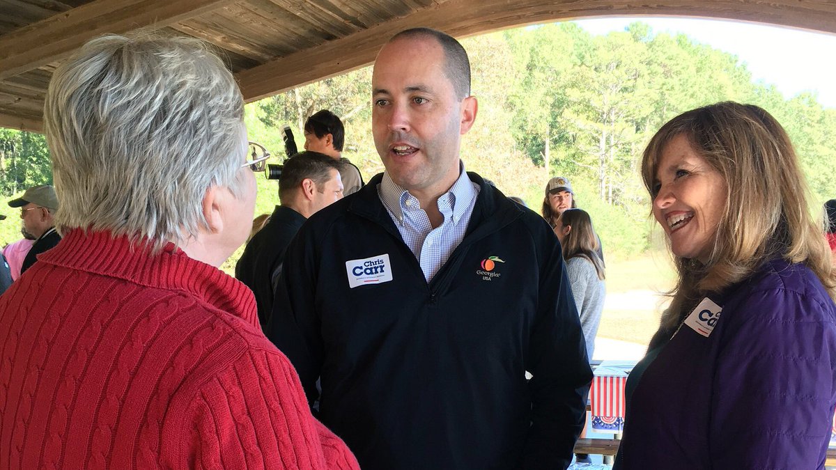 ChrisCarr_Ga's tweet photo. We've traveled this state, making more than 275 stops, to work together to #protectGA and get our message out to voters about our accomplishments as Attorney General over the last two years. We're proud of our record. #gagop #gapol https://t.co/SlXj8bHGDO