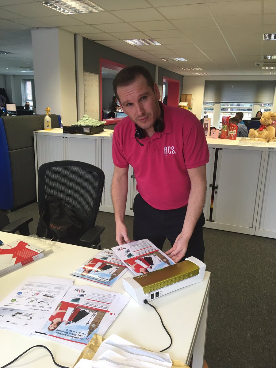 Acco Brands Focus day with Paul winning the laminating challenge 🏆@acsacsltd <a href="/accoeurope/">Acco Brands Europe</a>