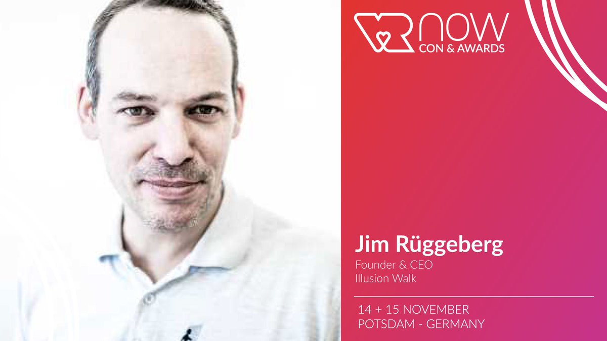 vrnowcon's tweet photo. Our speaker Jim Rรผggeberg is an entrepreneur with passion for new technologies. He co-founded @IllusionWalk as an provider of technology, content and service for large scale #VR platforms. At #vrnowcon, Jim will talk about the future of Location Based VR. https://t.co/cEKnOCDmlP https://t.co/VYRFS4LemG