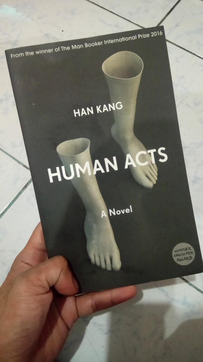 Just finished reading the first chapter of Human Acts by Han Kang. And I can't. The emotions. So heavy. It's emotionally torturing me. 😭 Why did I only start it now. It's sooo good. #CurrentlyReading