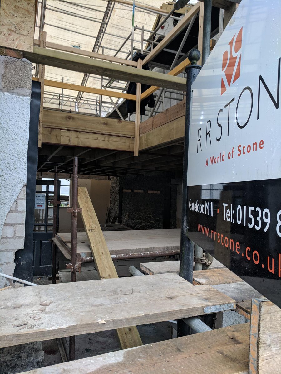Things move quickly up here in the #lakedistrict floor in, #renovations #granddesigns #TuesdayThoughts