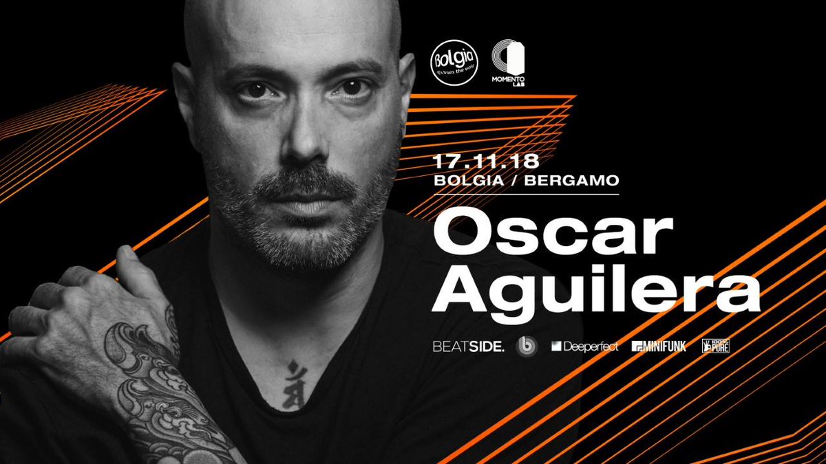 Matteo Bonetti (@matteo_bolgia) on Twitter photo Gigs #Event #BolgiaClub #Bergamo
Sat.17.11.2018 #BOLGIA presents
<a href="/OscarAguileradj/">OSCAR AGUILERA</a> #OscarAguilera #Techno
Infoline & Reservations 348.4485229 @MatteoBonetti94
Tickets : bit.ly/2N5XuVH Gigs #Event #BolgiaClub #Bergamo
Sat.17.11.2018 #BOLGIA presents
<a href="/OscarAguileradj/">OSCAR AGUILERA</a> #OscarAguilera #Techno
Infoline & Reservations 348.4485229 @MatteoBonetti94
Tickets : bit.ly/2N5XuVH