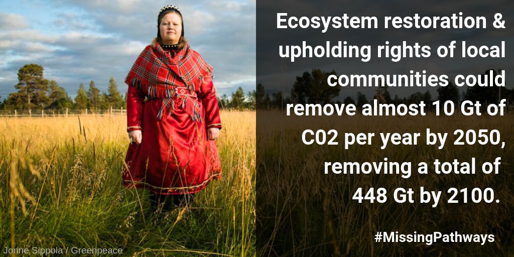 BNicostrate's tweet image. What&apos;s forgotten in many climate scenarios are the forests, wetlands, peatlands and agriculture. They&apos;ve got great potential to reduce and sequester carbon.
#MissingPathways