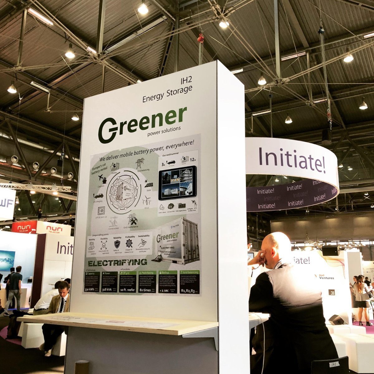 We are live at European Utility Week 2018 in Vienna! Make sure to meet the team at stand IH2 in the Initiate! start-up square. 

#thinkgreener #europeanutilityweek2018 #storage #Utilities #renewable