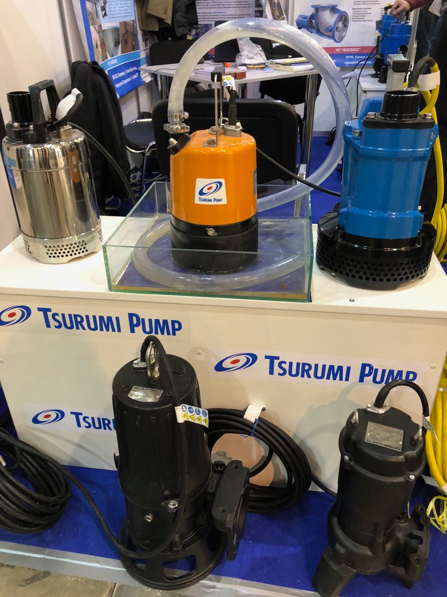 Tsurumi_Europe's tweet photo. So sauber wie auf der #AquaUkraine in #Kiew sehen Sie #Tsurumi Pumpen sonst nicht. Sie lieben Wasser, Schlamm, Schlick – alles, was im Bergbau abgepumpt werden muss. Bis zum 8.11. über Tage bei #FlowEx (@Dragflowredge). Halle 3, Gang 3-C #stronger4longer 
https://t.co/OiSATnM56k https://t.co/mckGEdCYdd