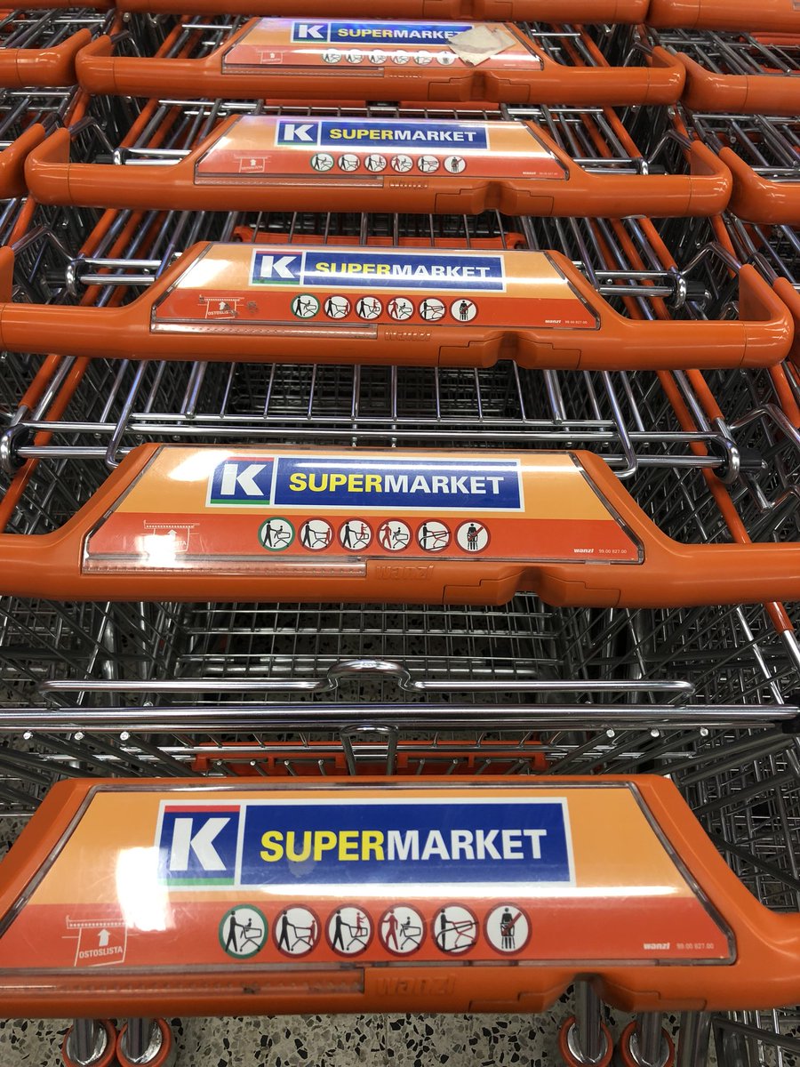 HeidiJuopperi's tweet photo. Otetaanpa taas esiin tämä elämäni pieni #ilonaihe:
Korson k-marketin kärryissä ei tarvita kolikoita.
#pantitonkärry
#korso https://t.co/jvTNd7eY5r