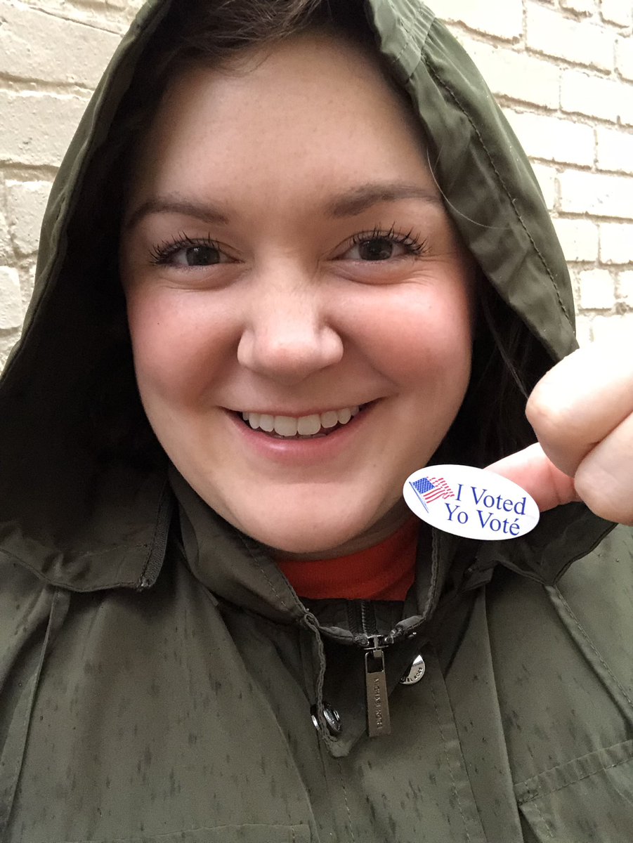 VoteKuether's tweet image. On this rainy #ElectionDay I proudly voted for @charlesallen, @tweetelissa, @KarlRacineDC, @JoeWeedon4Ward6, and for ANC 6B05, yours truly. #DCision18