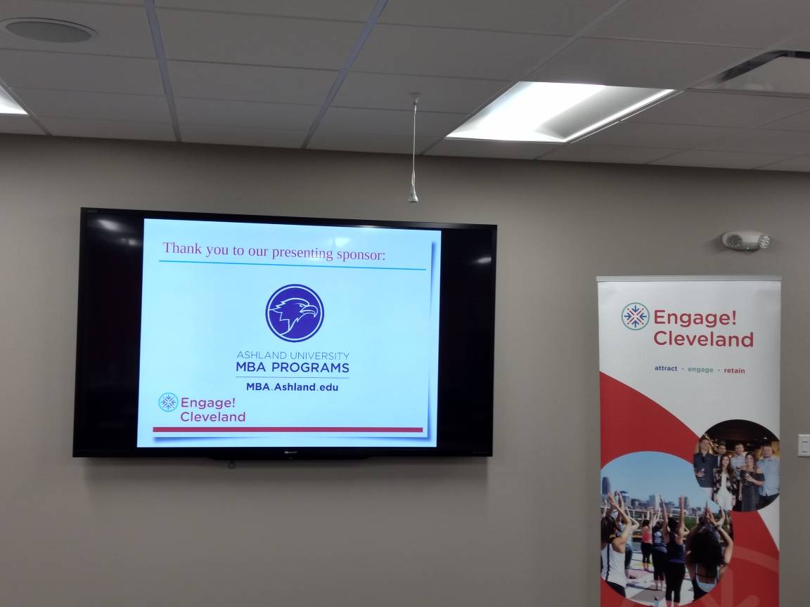 RonaldMicklerJr's tweet image. 2nd day of @AshlandU_MBA sponsoring #ProfessionalDevelopmentWeek with @EngageCleveland No better way to kick off than with @Ashland_Univ alum Margaret Ludwig providing an #engaging presentation on #mentors &amp;amp; #sponsors!