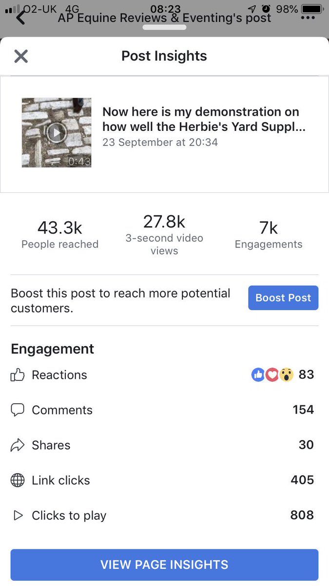 One of our latest reviews is doing amazingly well 😍 facebook.com/apequinereview…