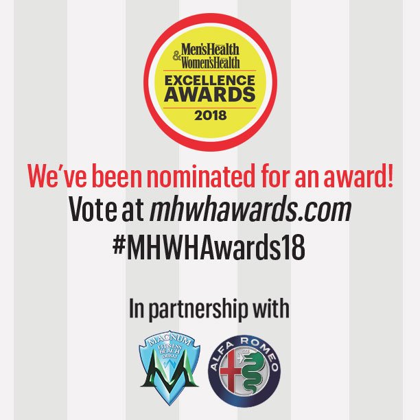 SwitchDXB's tweet image. We're SO EXCITED!!! We've been nominated for Best App at the Men's Health &amp;amp; Women's Health Excellence Awards!!
Please vote for us at mhwhawards.com
Voting closes on Wednesday 7th November. #mhwhawards18 #whmhme #LiveEveryMoment