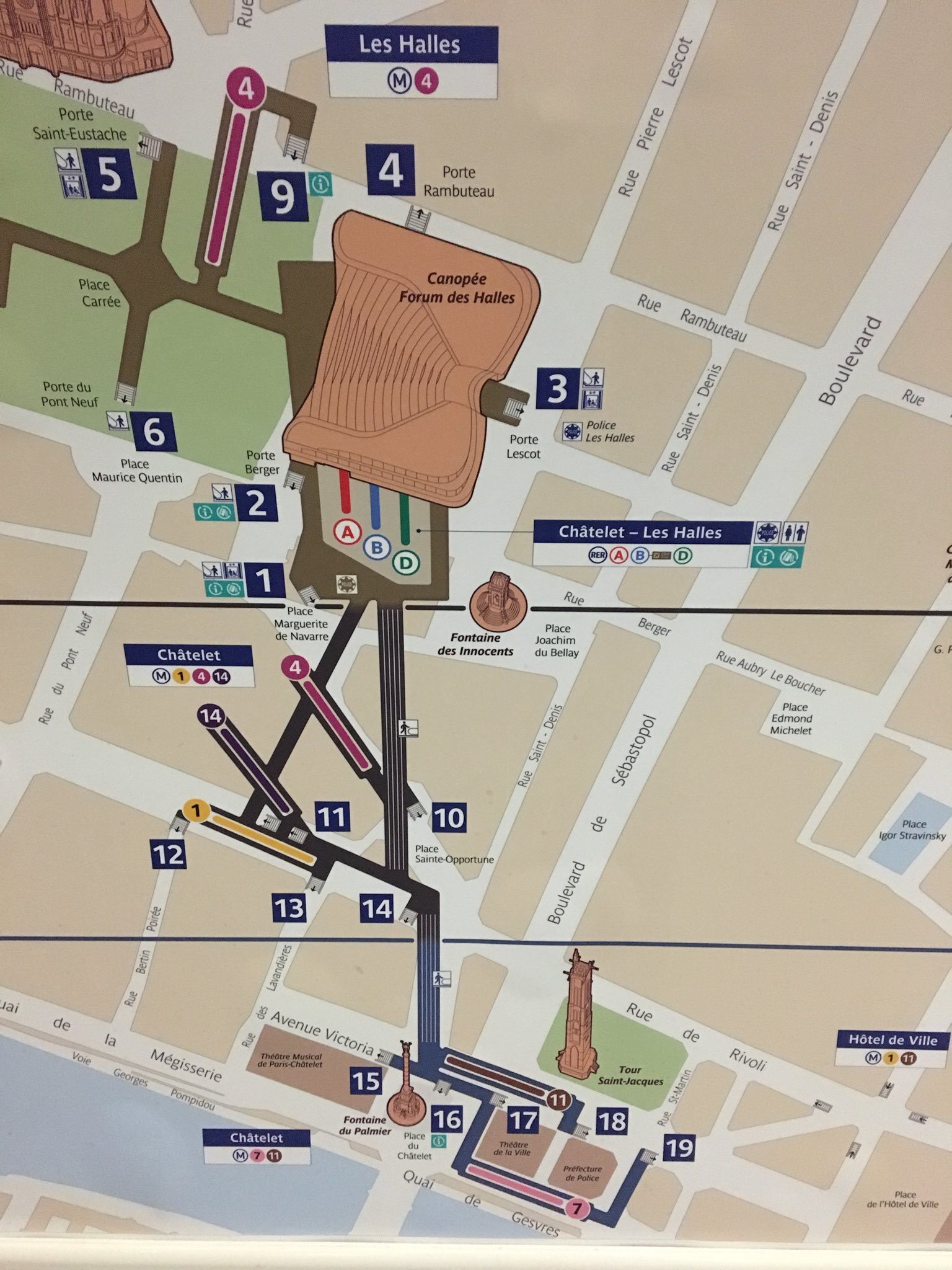 André Loez on Twitter " excellent ce nouveau plan des changements à Châteletles Halles, avec l