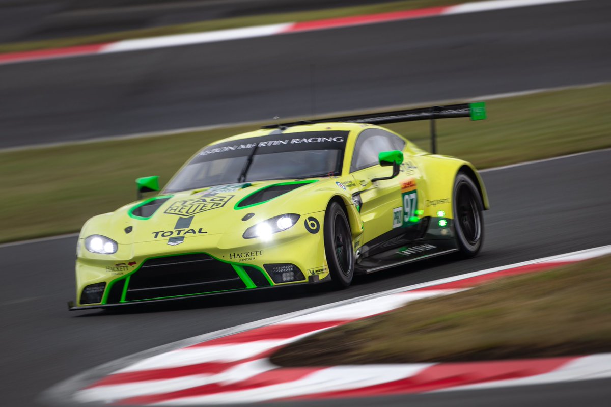 Give your Tuesday some zest with a dash of lime. #AstonMartin #Vantage #RaceIntoTheLimelight #WEC #6hShanghai